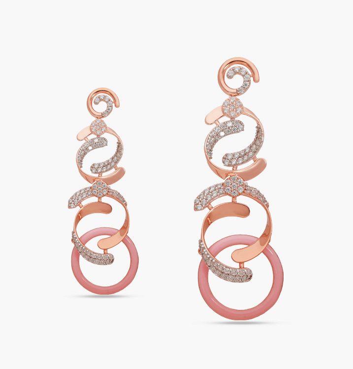 The Quirky Rose Earring